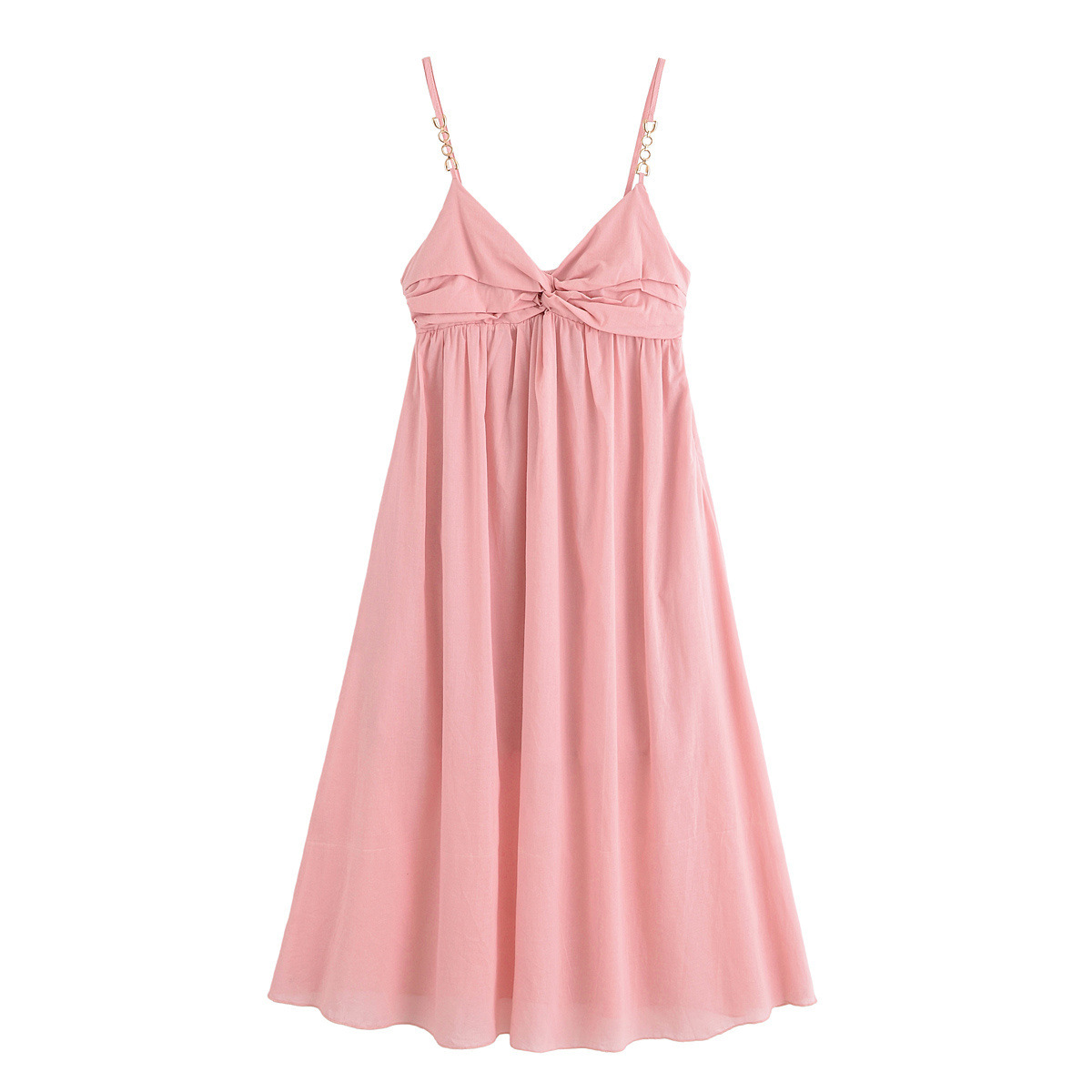 Damen-Midikleid mit V-Ausschnitt – Vielseitig & Stilvoll KUN-00143