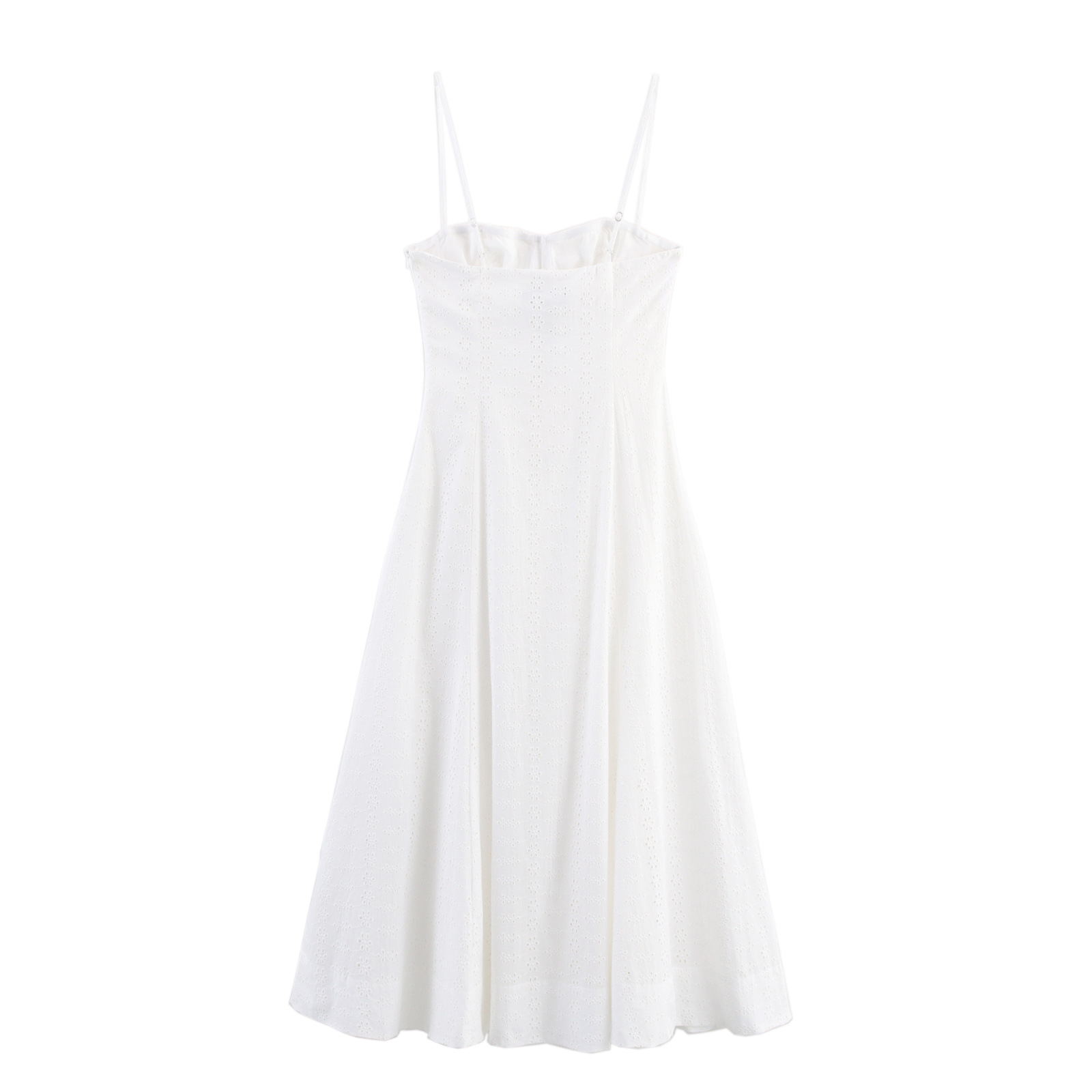 Figurbetontes langes Kleid - Bestickte Spitze KUN-00142