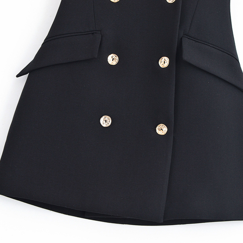 Mini Blazer Dress Halter Neck - European Style KUN-00061