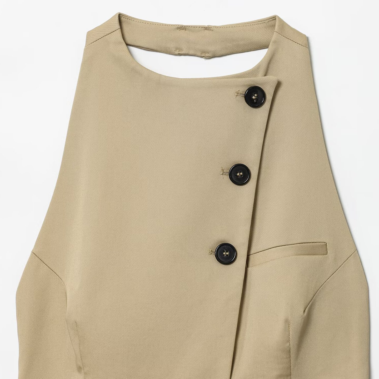 Sleeveless Halter Top - Trendy Backless Blouse KUN-00060