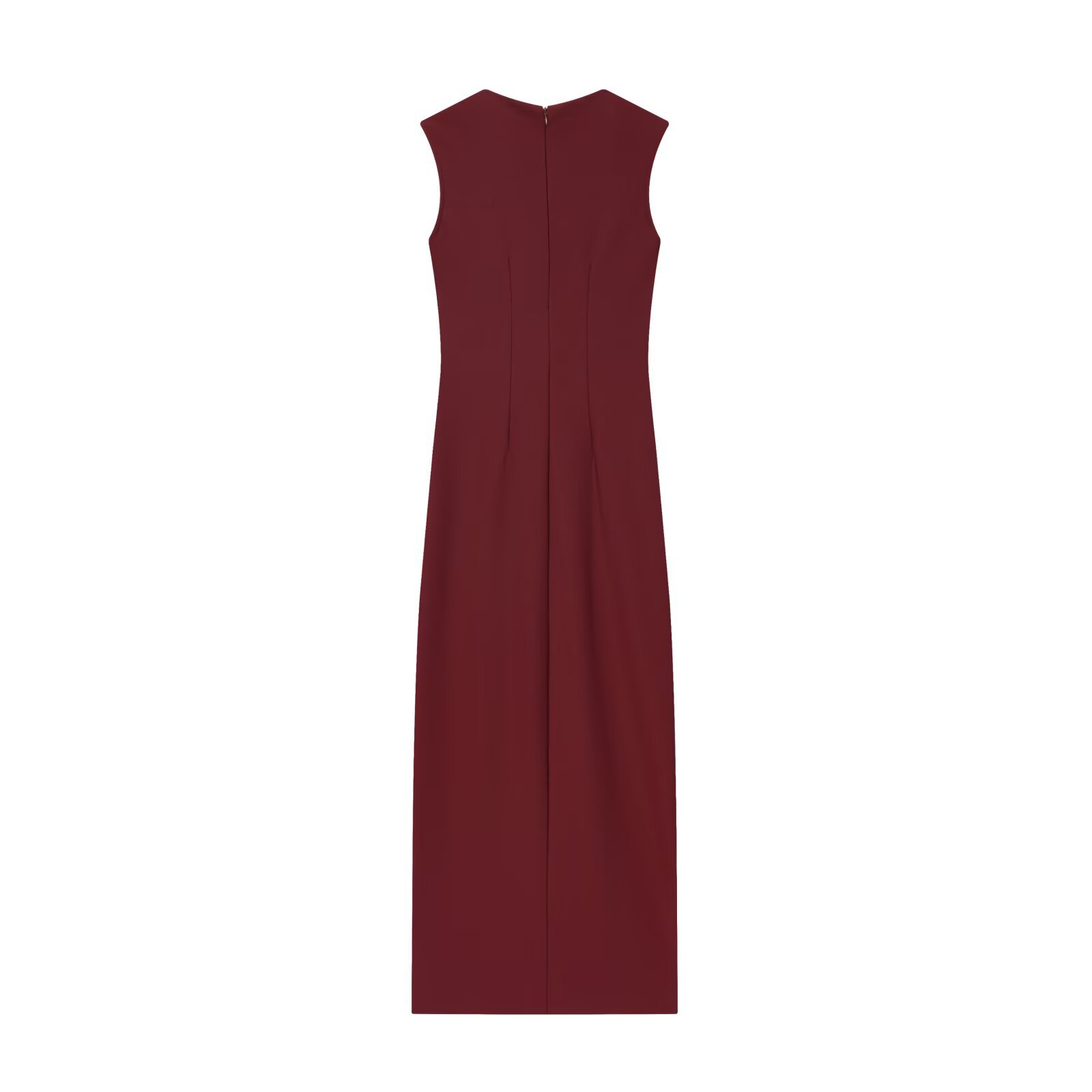 Women's Sleeveless Pleated Dress - Versatile European Style KUN-00002