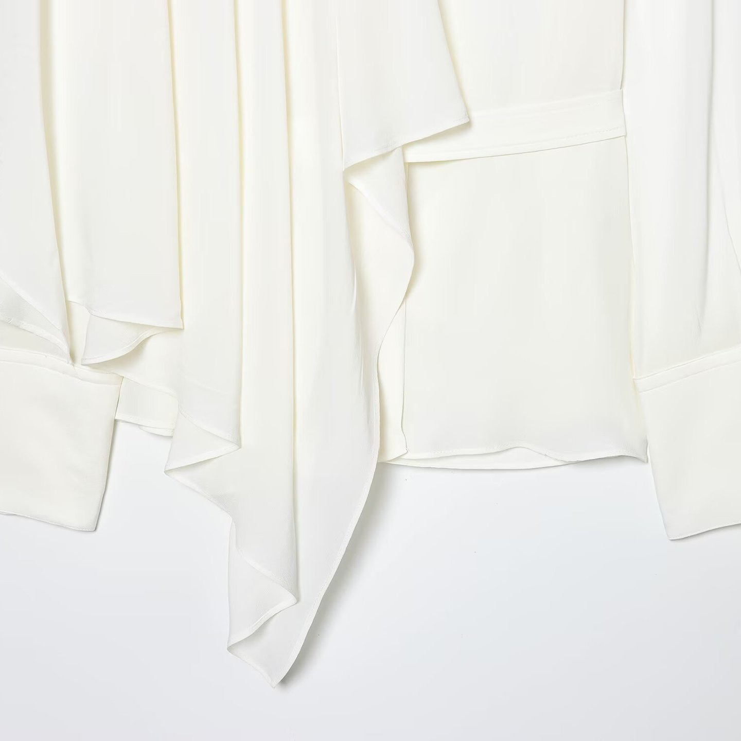 Women's Asymmetric Long Sleeve Blouse - Stylish Modern Top KUN-00086