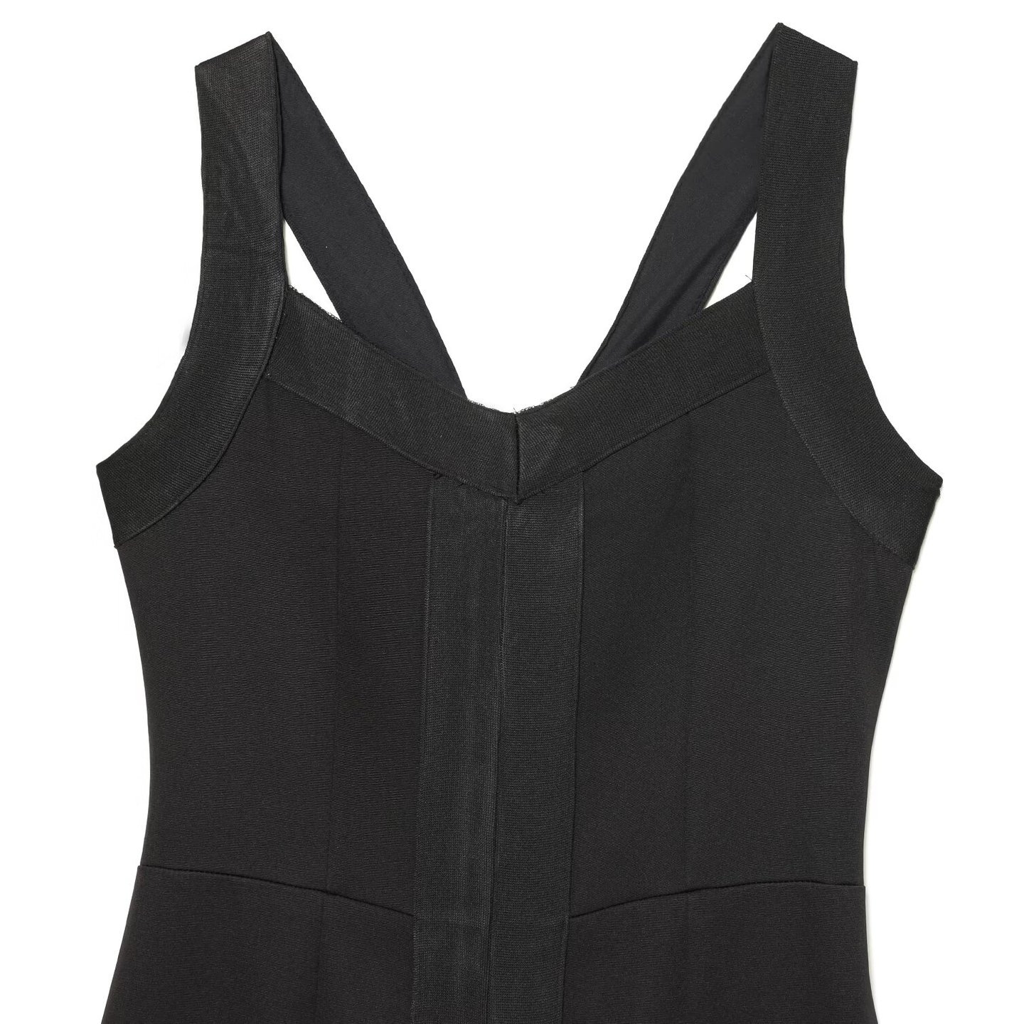 Bodycon Mini Dress V-Neck Wide Strap KUN-00186