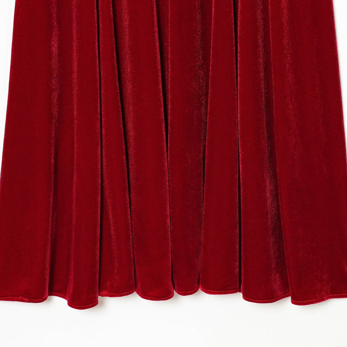 Vestido midi de terciopelo clásico elegante KUN-00127