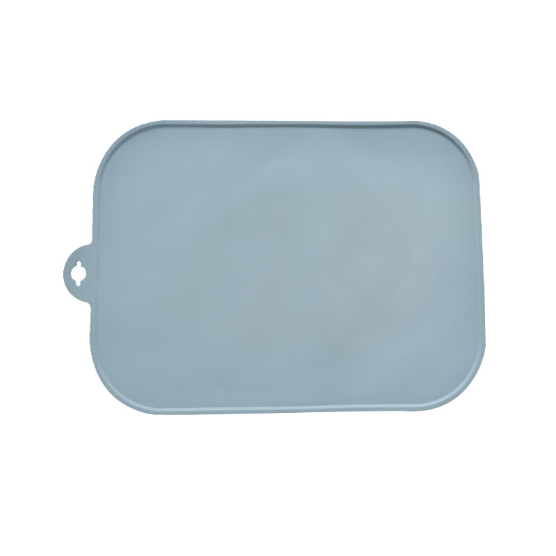 Juego de manteles individuales de silicona para bebé con babero y cubiertos - Antideslizante