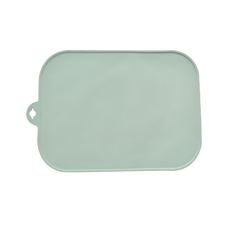 Juego de manteles individuales de silicona para bebé con babero y cubiertos - Antideslizante