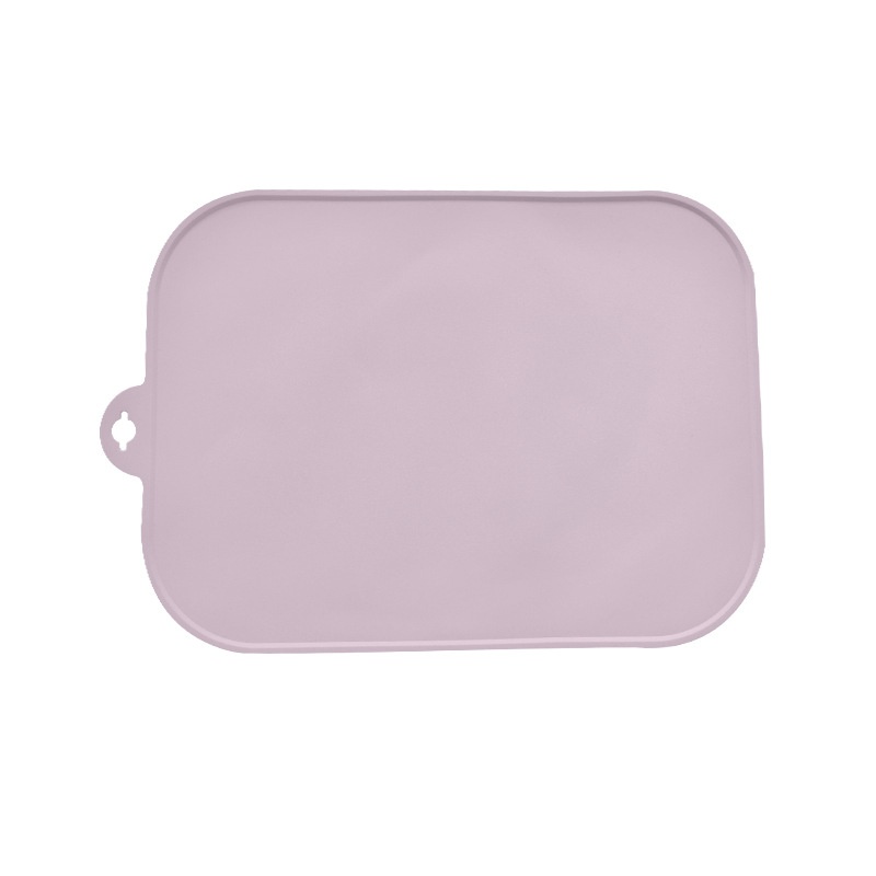 Juego de manteles individuales de silicona para bebé con babero y cubiertos - Antideslizante