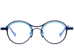 BS2425-1293_Blue_Geometric_Metal_Glasses_front