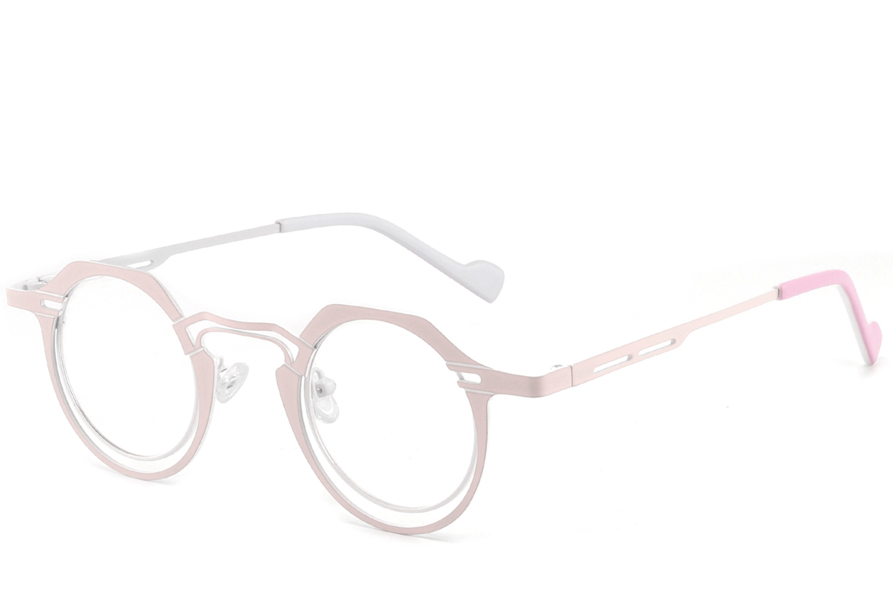 BS2425-1302_Pink_Geometric_Metal_Glasses_corner