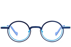 BS2425-1306_Blue_Round_Metal_Glasses_front
