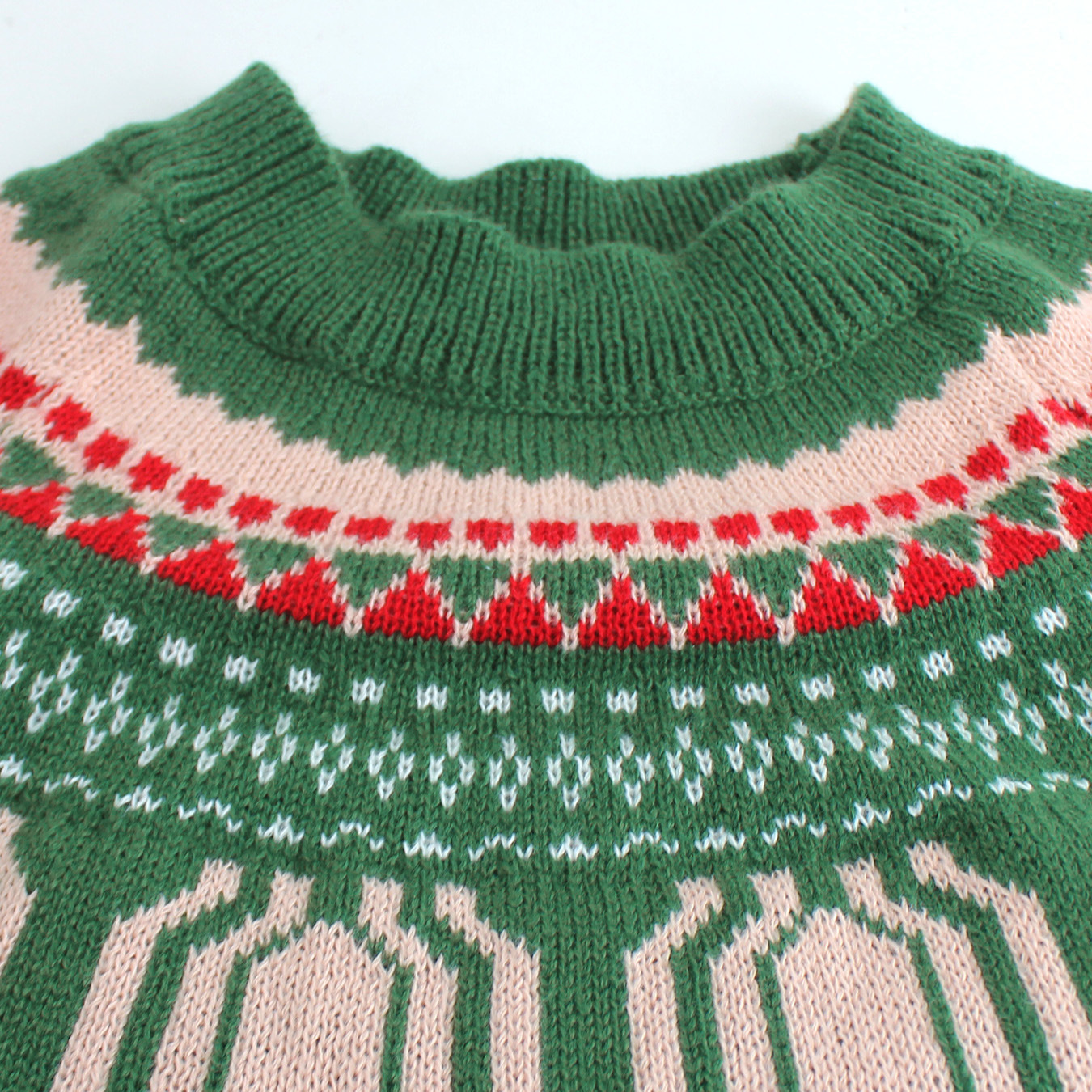 Knitted Color Block Halloween Sweater Long Sleeve Knit Top SSU-00081