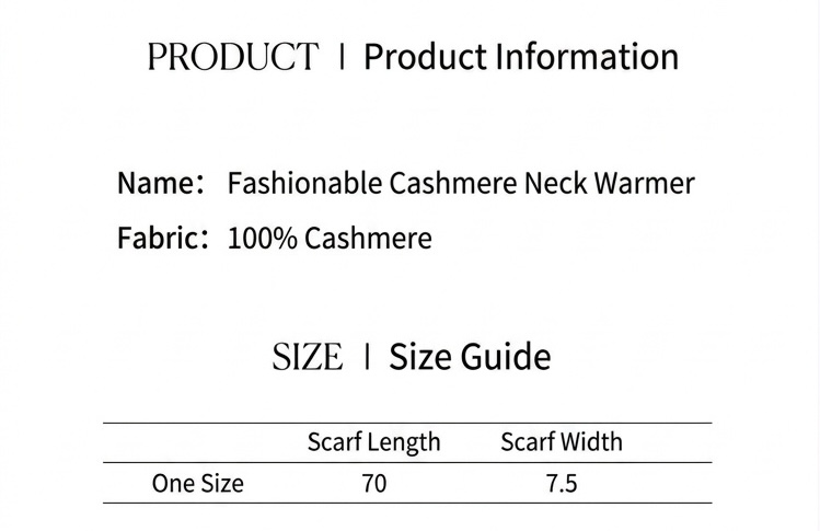 Cashmere Pure Cashmere Knitted Crossover Neck Scarf