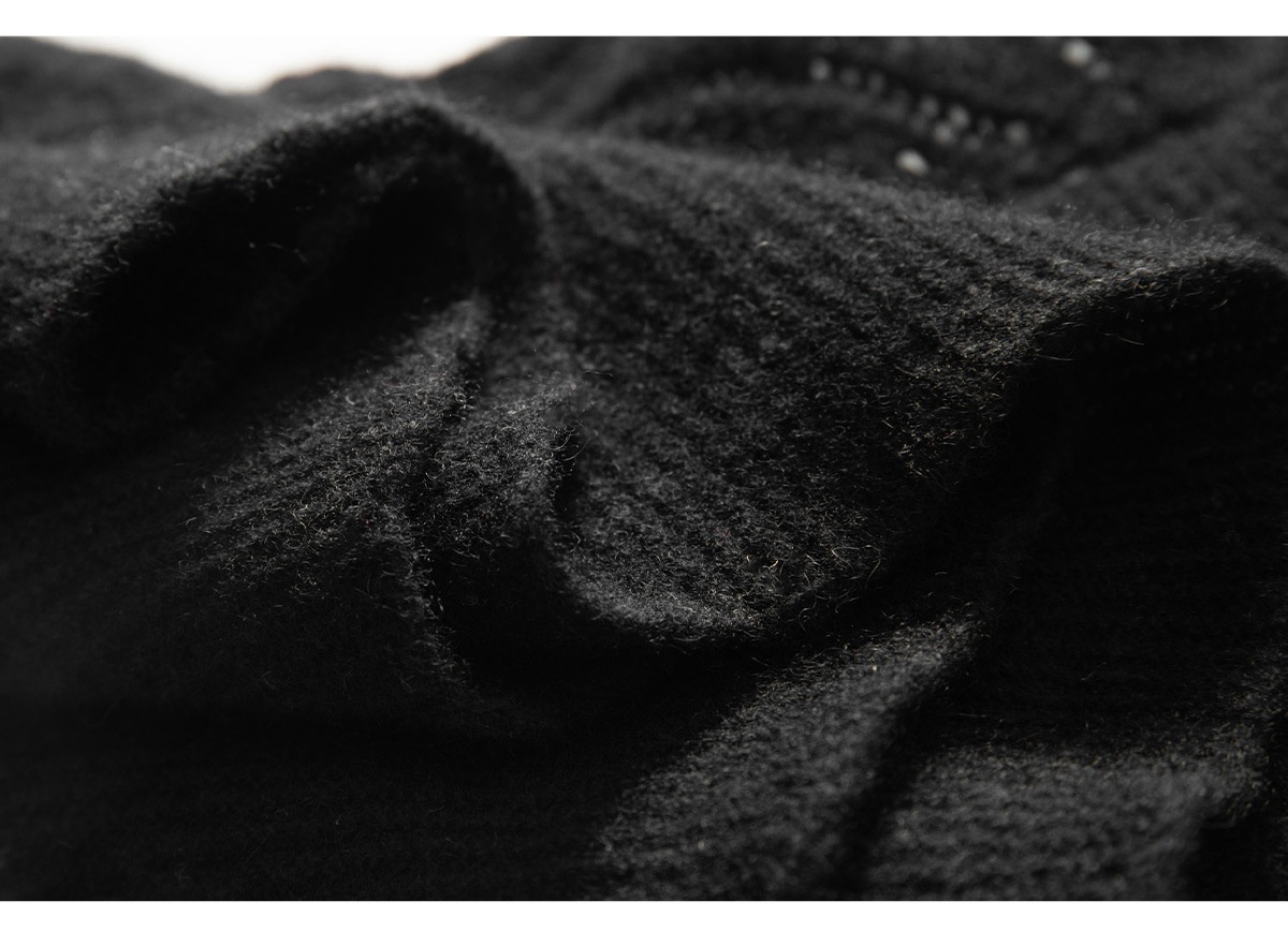 Cashmere Women's Knit Capelet Shrug Cardigan with Tie Closure