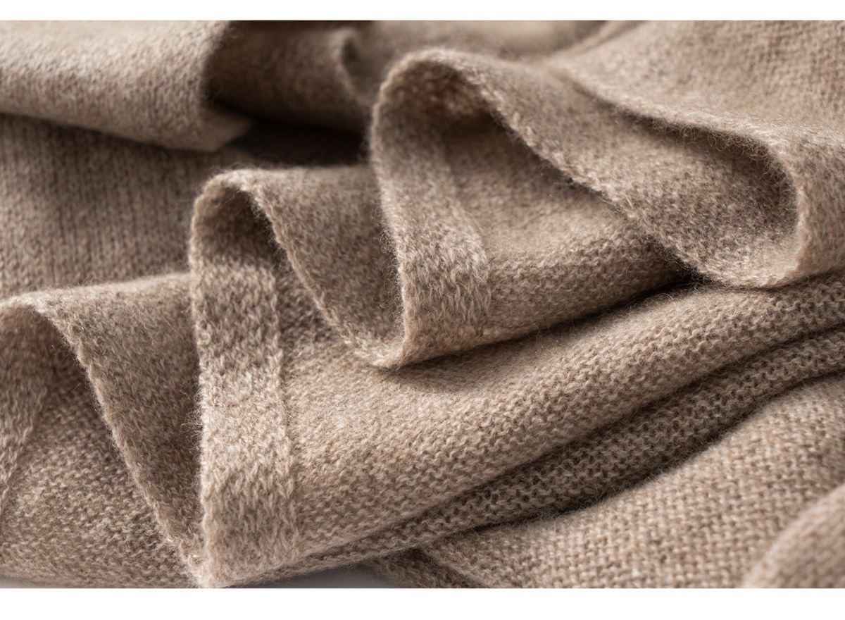 Cashmere Solid Color Knit Shawl Wrap Scarf