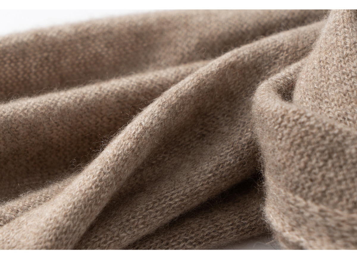 Cashmere Solid Color Knit Shawl Wrap Scarf