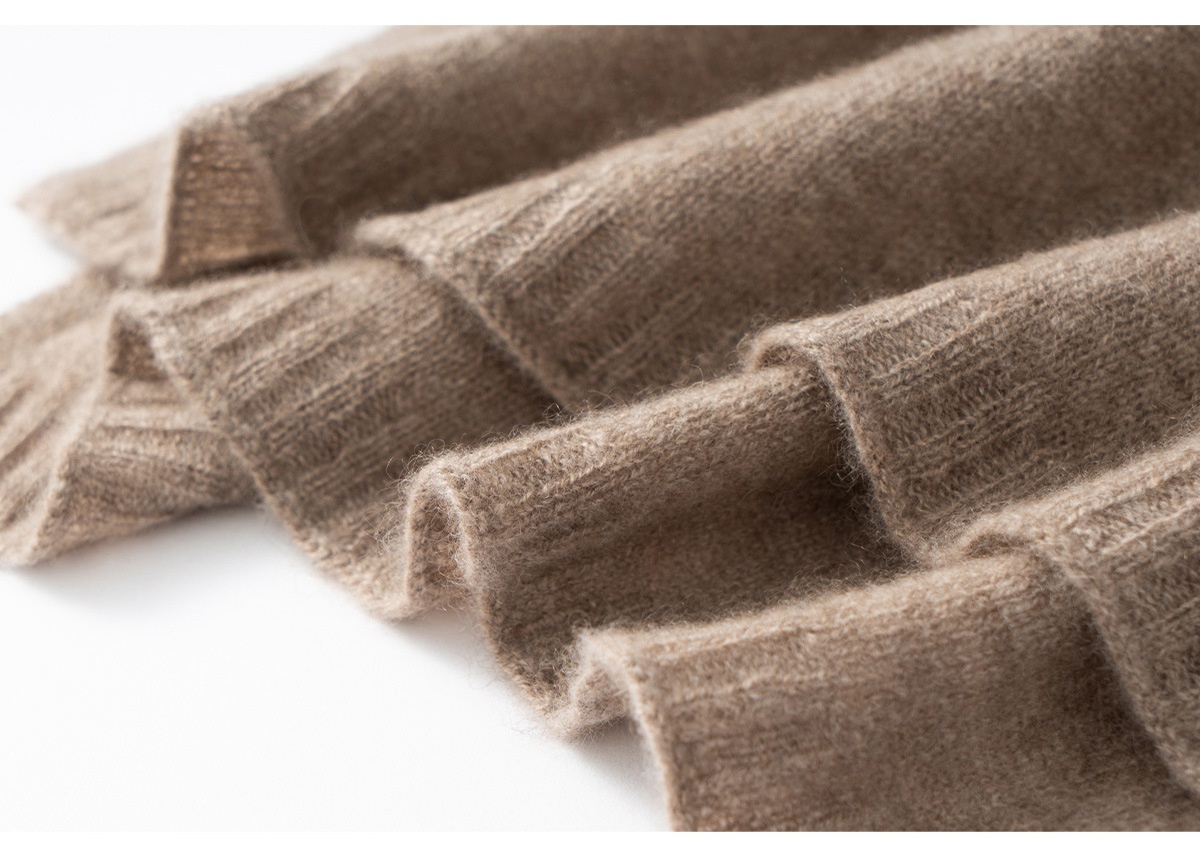 Cashmere Solid Color Knit Shawl Wrap Scarf