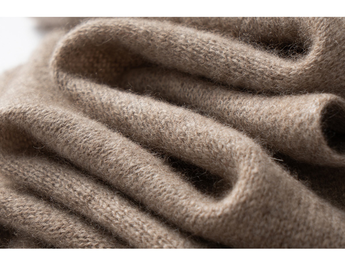 Cashmere Solid Color Knit Shawl Wrap Scarf