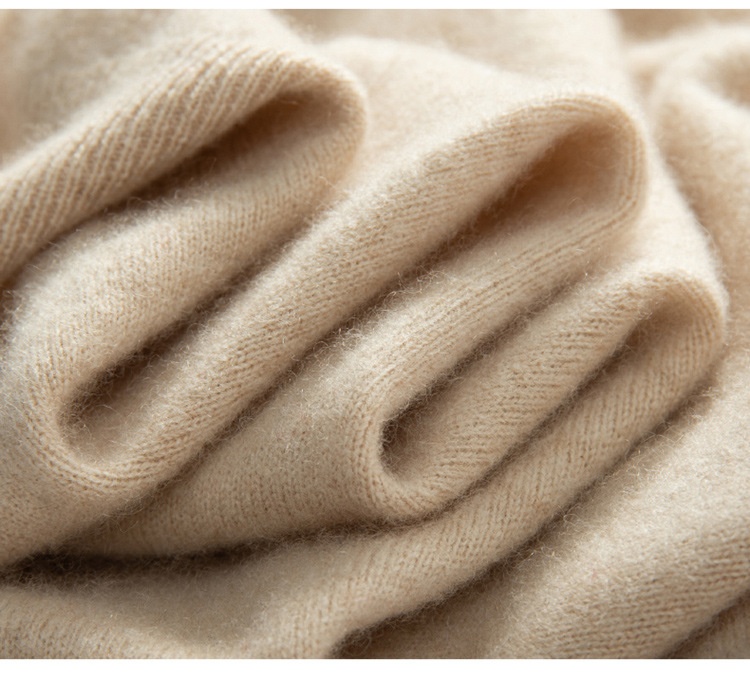 Cashmere Women Crewneck Button Knit Cardigan Sweater