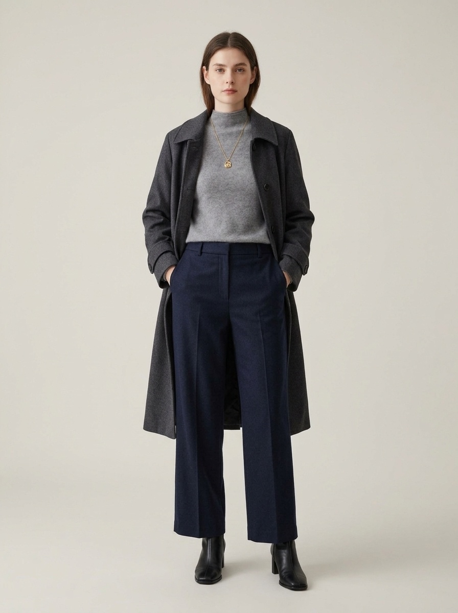 Cashmere Women's Mock Neck Cashmere Knit Long Sleeve Sweater