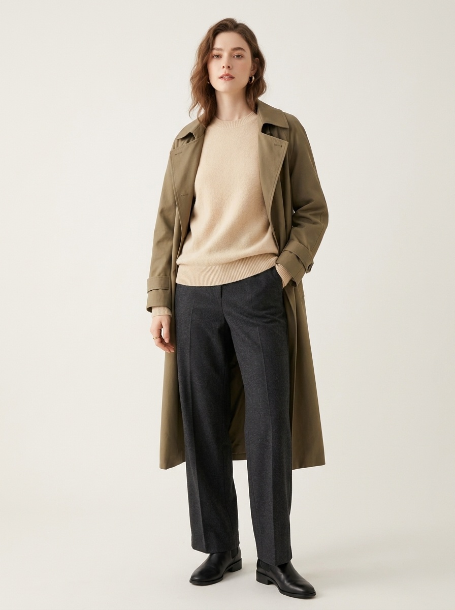 Cashmere Women's Crewneck Cashmere Knit Pullover Sweater