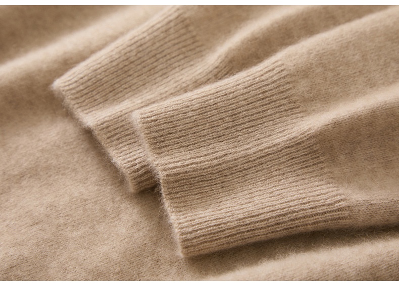 Cashmere Women's V-Neck Long Sleeve Cashmere Knit Sweater