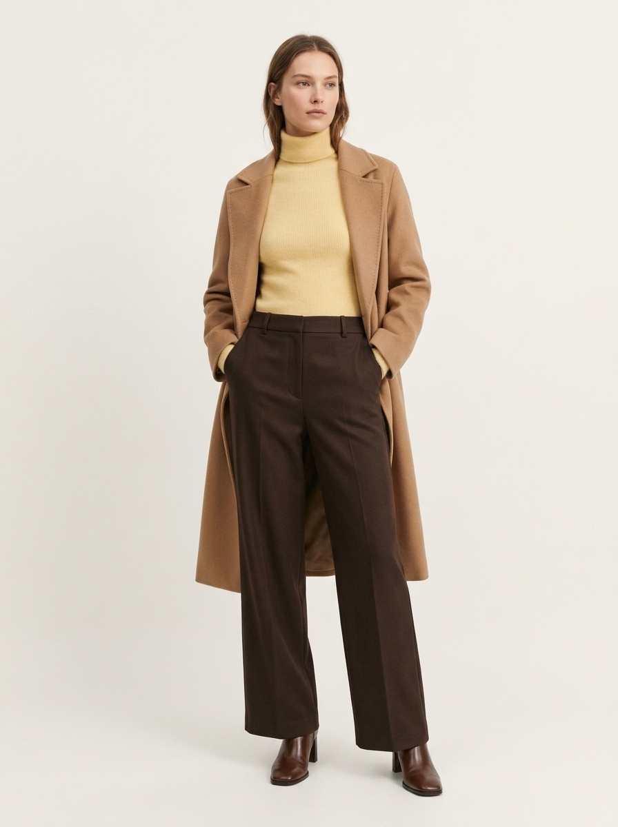 Women's Ribbed Mock Turtleneck Knit Sweater