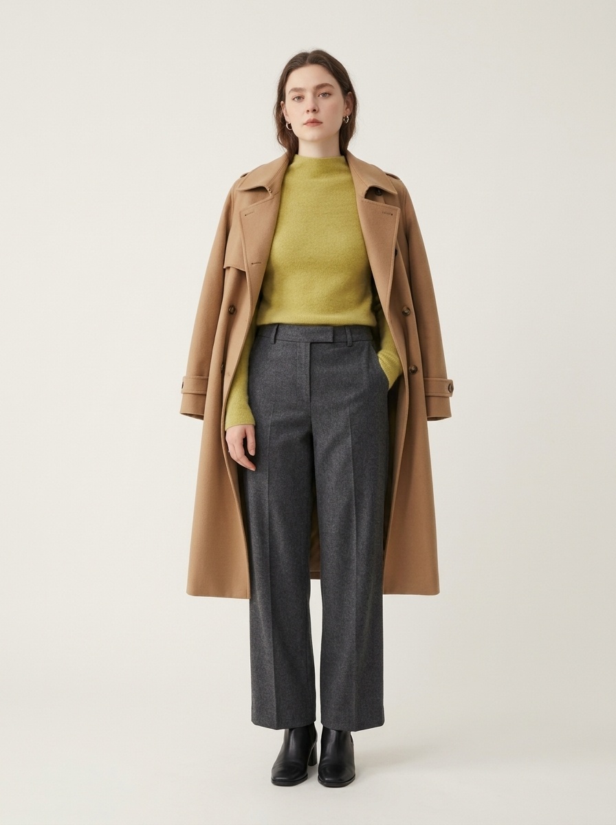 Women's Ribbed Mock Turtleneck Knit Sweater