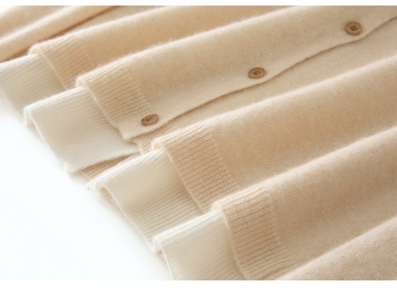 Women's Layered Hooded Knit Button Cardigan