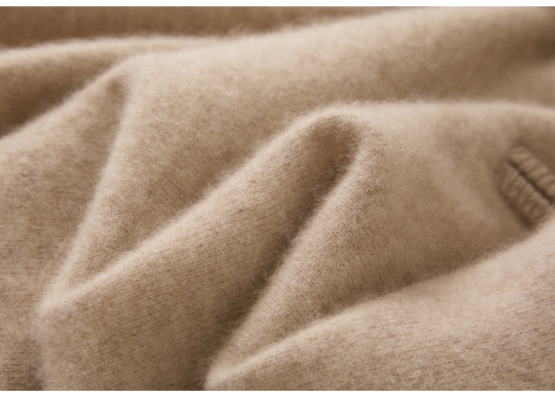 Women's Half-Zip Hooded Knit Sweater with Layered Hem