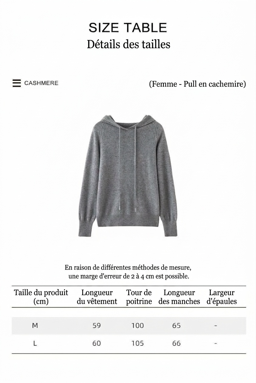 Women's Knit Drawstring Hooded Sweater