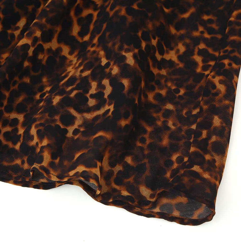 Vestido midi con estampado animal - Moda Mujer KUN-00086