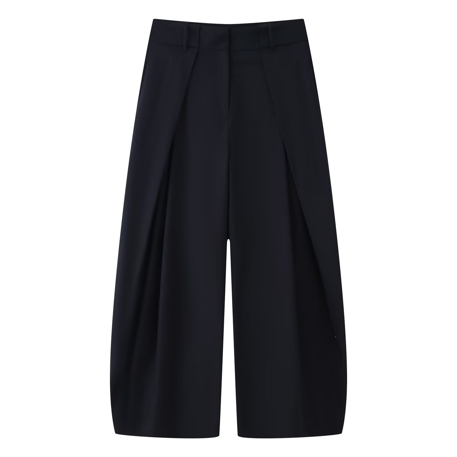 Wide Leg Pleated Pants - Stylish Loose Fit Trousers KUN-00028