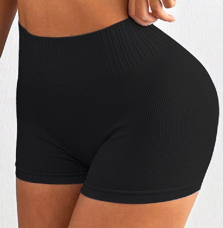 Slimming S-Shape Quick-Dry Fitness Vest and Butt-Lifting Shorts Yoga Outfit Set for Women (without pads)