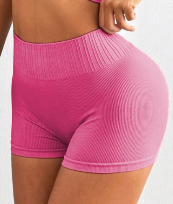 Slimming S-Shape Quick-Dry Fitness Vest and Butt-Lifting Shorts Yoga Outfit Set for Women (without pads)