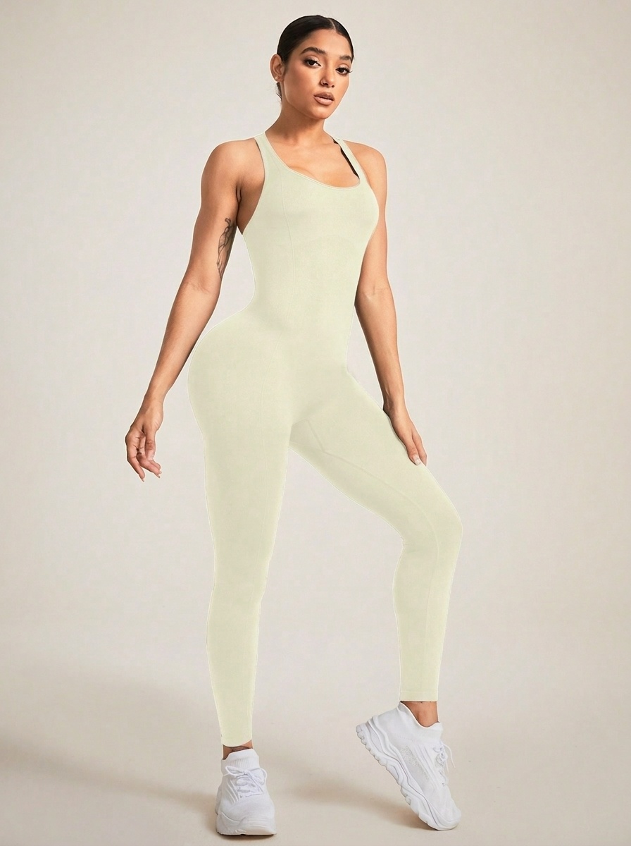 Slimming High-Elasticity Sexy Quick-Dry Yoga Bodysuit for Women