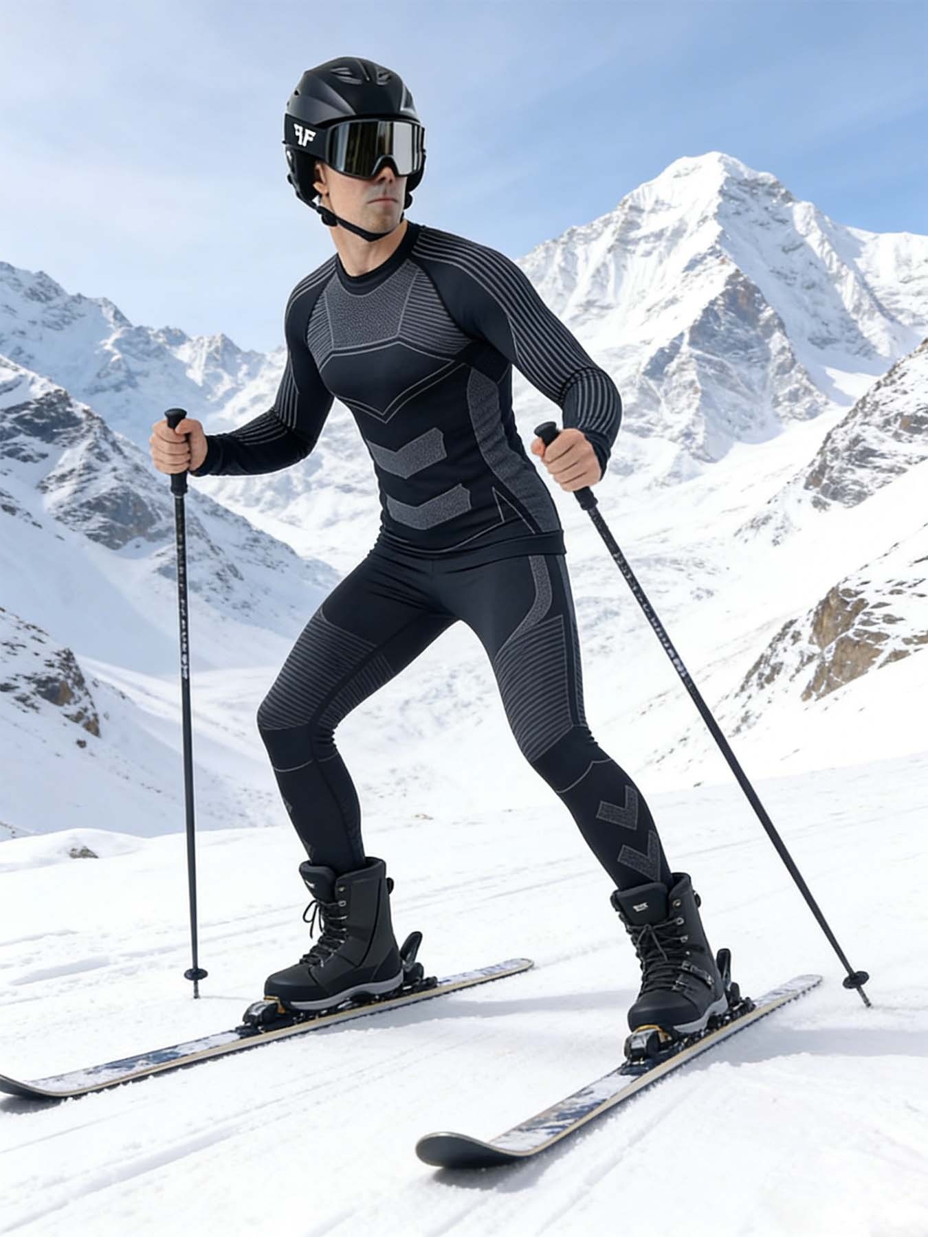 Slim Fit Quick-Dry Thermal Winter Ski Jumpsuit for Women with Slimming Function