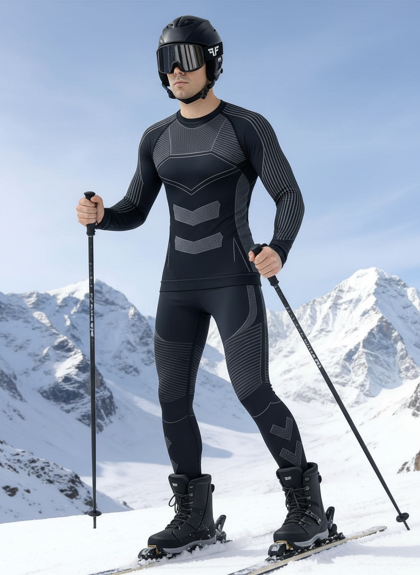 Slim Fit Quick-Dry Thermal Winter Ski Jumpsuit for Women with Slimming Function