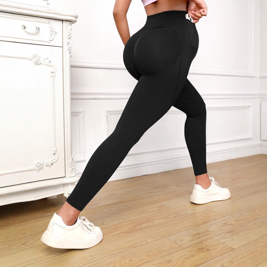 Slimming High-Waisted Quick-Dry Women's Maternity Leggings with Pockets for Casual Activewear
