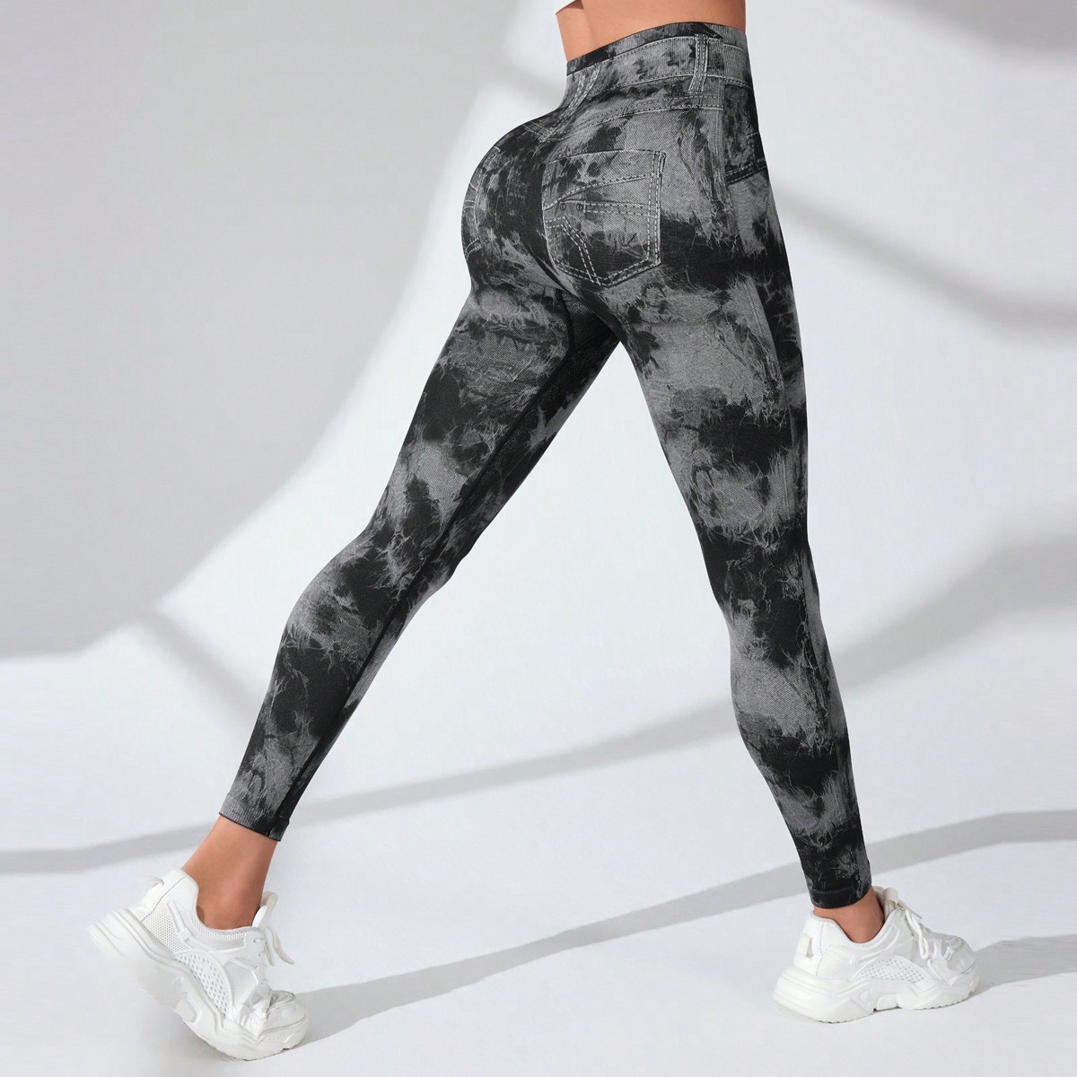 High-Waisted Slimming Quickdry Sexy Hip-Lifting Fitness Leggings for Women