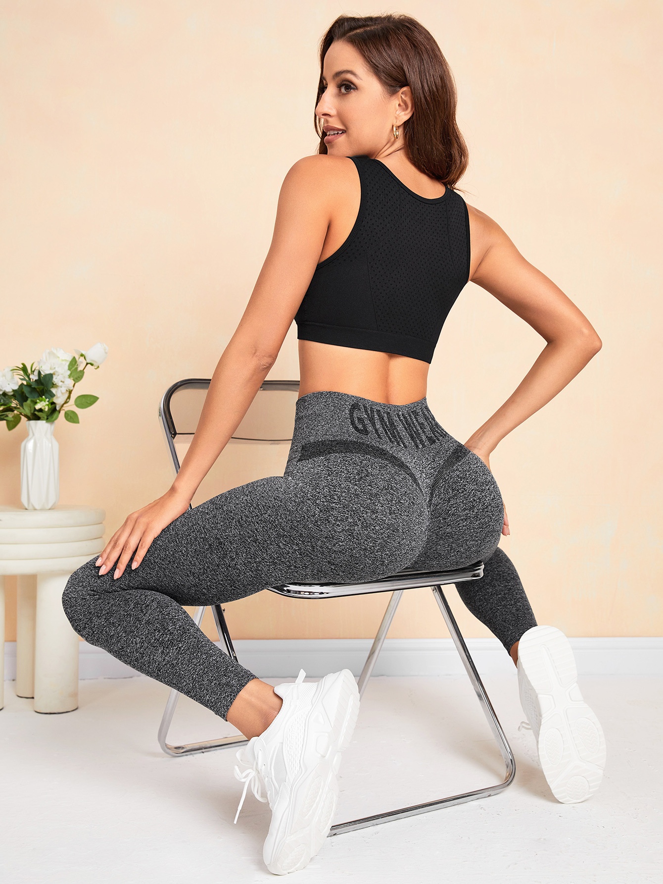 High-Waisted Slimming Quick-Dry Yoga Pants with Sexy S-Shape Lifting for Women