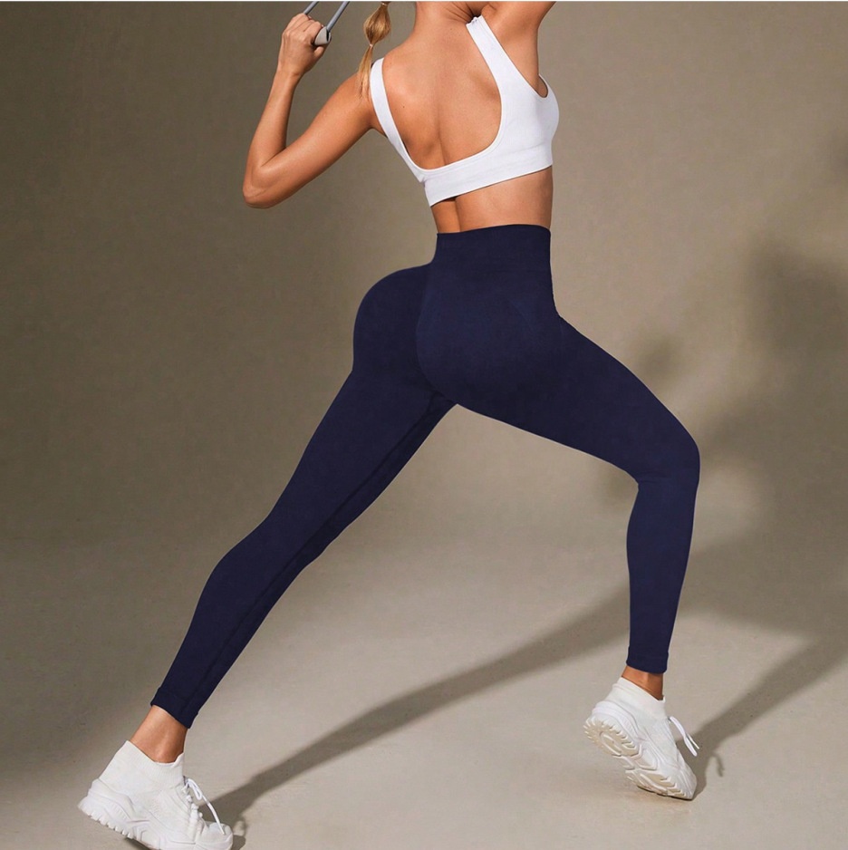 High-Waisted Slimming Quick-Dry Yoga Leggings with Hip-Lifting S-Shape Fit for Women