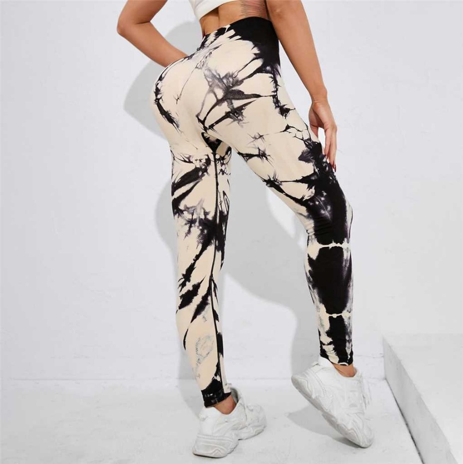 High-Waisted Sexy Slimming Tie-Dye Quick-Dry Butt-Lifting Leggings for Women