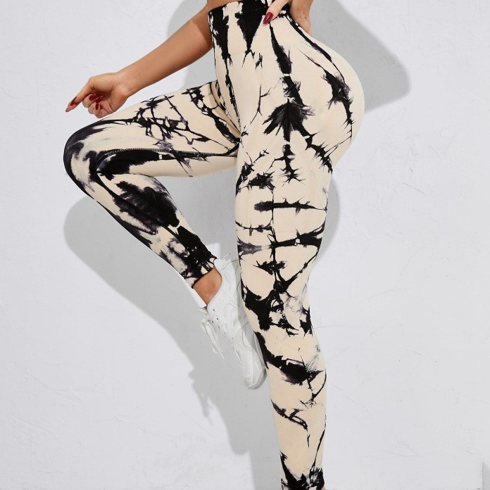 High-Waisted Sexy Slimming Tie-Dye Quick-Dry Butt-Lifting Leggings for Women