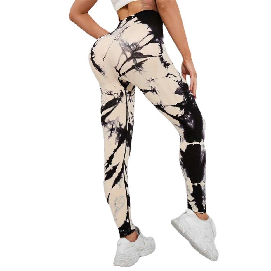 High-Waisted Sexy Slimming Tie-Dye Quick-Dry Butt-Lifting Leggings for Women