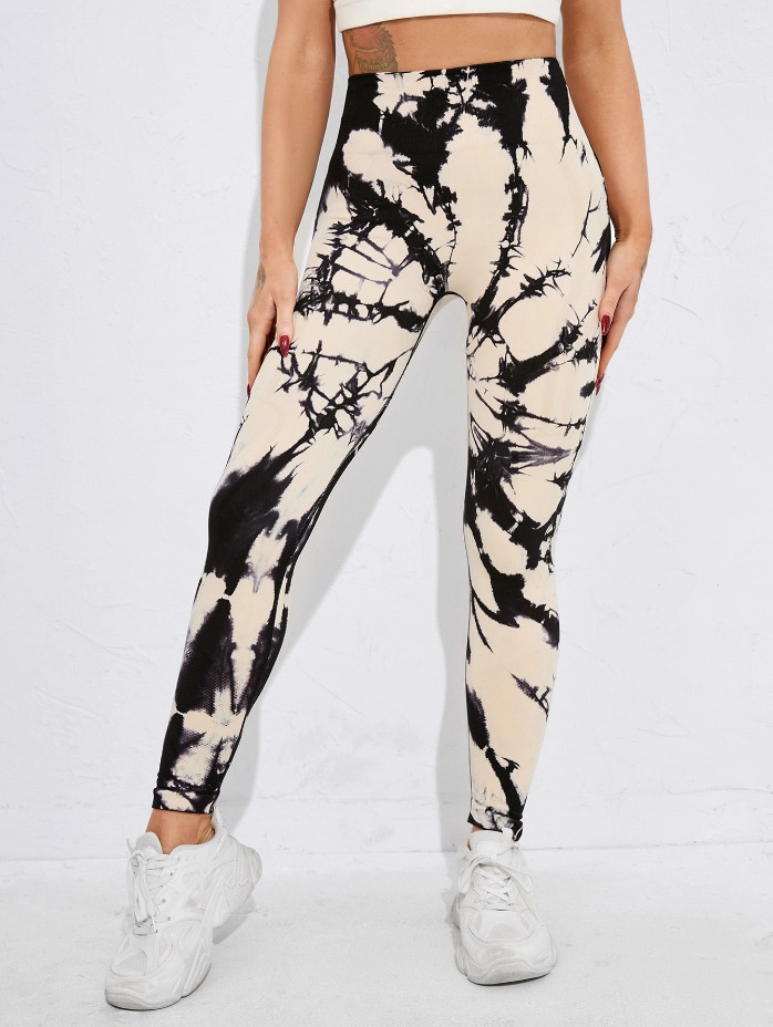 High-Waisted Sexy Slimming Tie-Dye Quick-Dry Butt-Lifting Leggings for Women