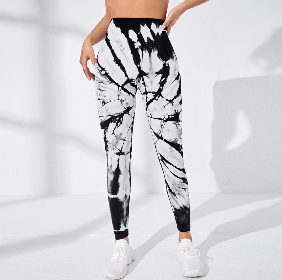 High-Waisted Sexy Slimming Tie-Dye Quick-Dry Butt-Lifting Leggings for Women