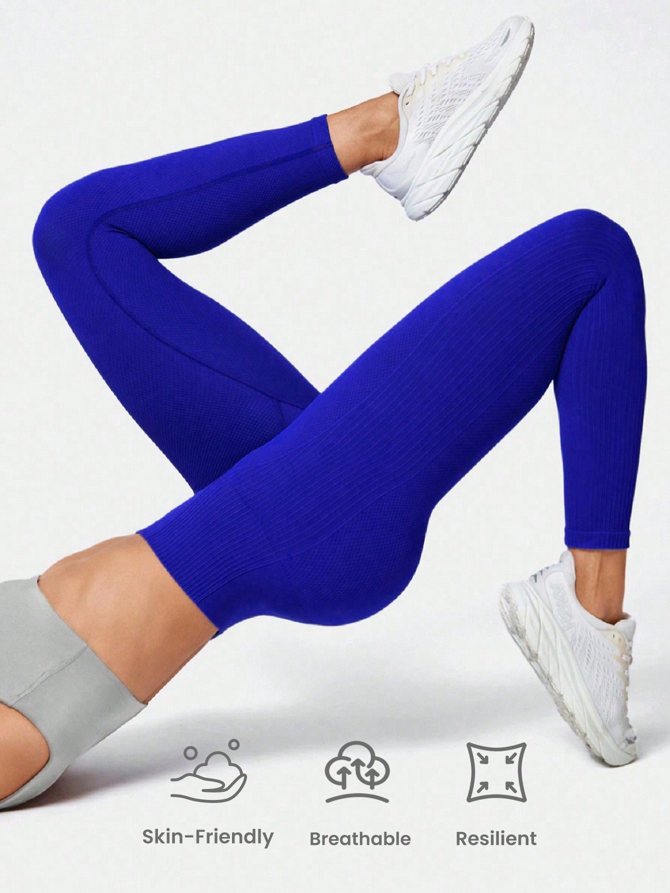 High-Waisted Slimming Jacquard Yoga Leggings with Hip-Lifting S-Shape Design for Women