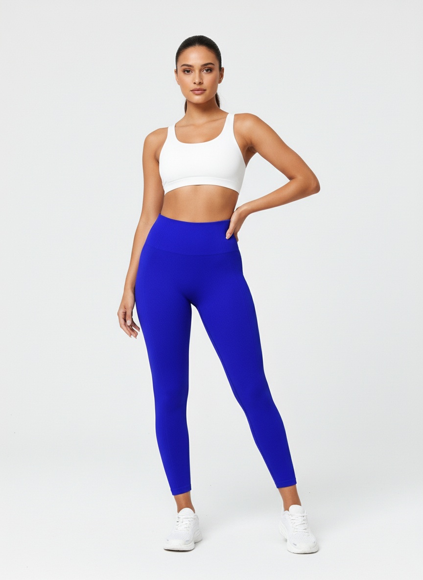 High-Waisted Slimming Jacquard Yoga Leggings with Hip-Lifting S-Shape Design for Women