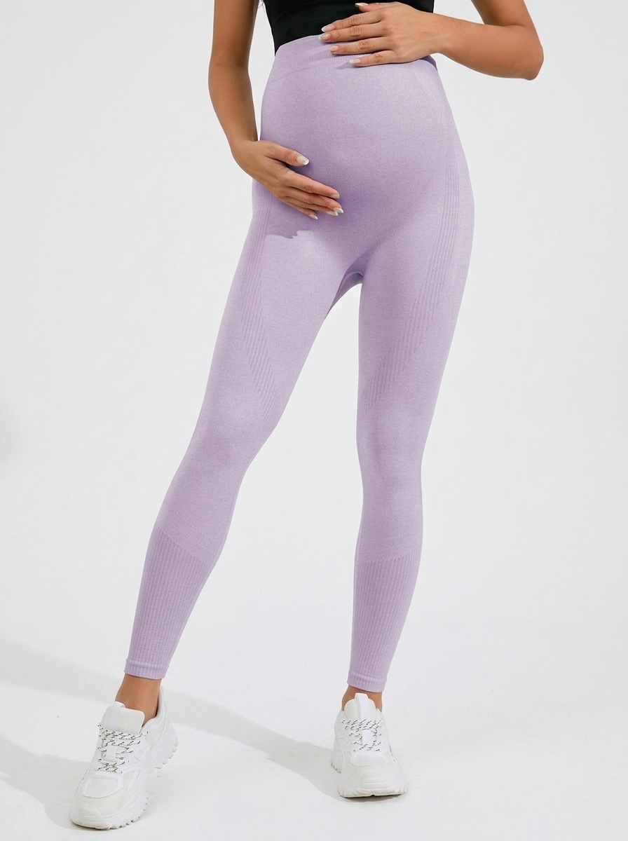 High-Waisted Slimming Quick-Dry Maternity Yoga Leggings with Belly Support for Women