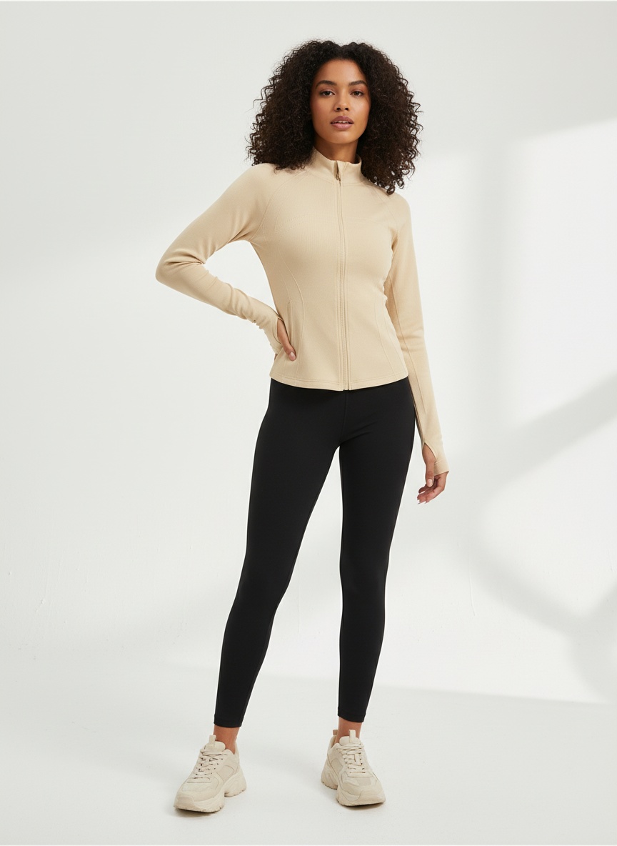 Slimming Sexy Quick-Dry Casual Winter Yoga Jacket for Women